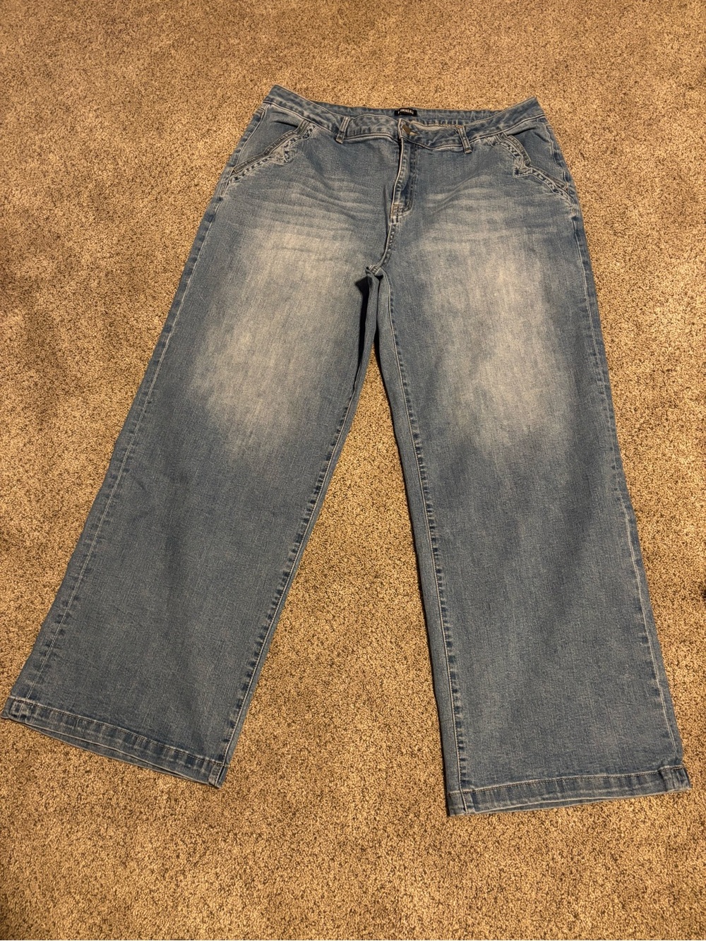 ⭐️Women's Wide Leg Light Blue Denim Jeans